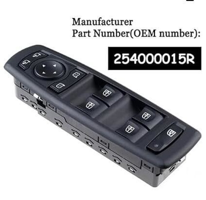 Haoxin Electric Power Window Switch 254000015R voor Renault Megane Laguna 2008-2016