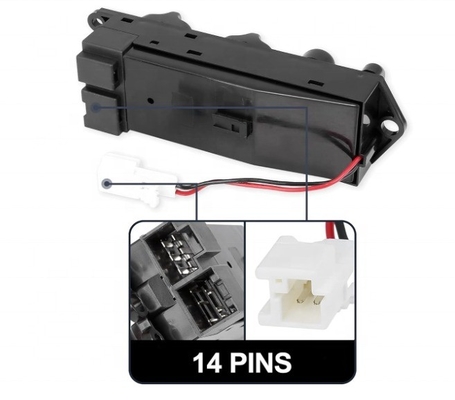 25401-1E401 Power Window Switch Het ultieme gemak voor Nissan Altima 1993-1994