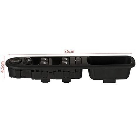 Voorste linker elektrische schakelaar voor Peugeot 307 12.02-14.03