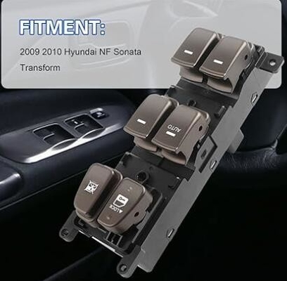 OE NO. 93570-3K600 Master Power Window Switch Button voor Hyundai Sonata 2009 2010