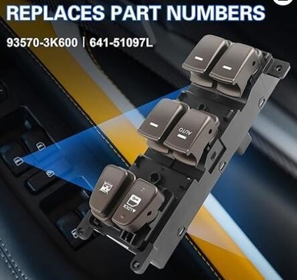 OE NO. 93570-3K600 Master Power Window Switch Button voor Hyundai Sonata 2009 2010