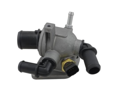 Vervang/repareer uw FIAT met 55211694 4 Pin Aluminium Thermostat Housing Thermostat en Sensor