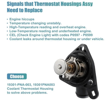 Motor koelmiddel thermostaat behuizing montage voor Honda CR-V 2002-2006 33949 902-5131 TI24178