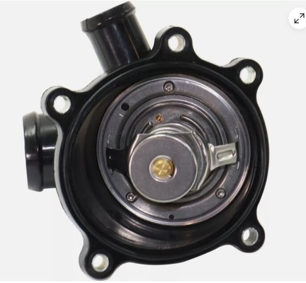 Metalen kunststof motorkoelmiddel thermostaat behuizing montage voor Audi A6 S6 S6 S8 S8 Q7 Volkswagen Touareg Zwart