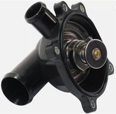 Metalen kunststof motorkoelmiddel thermostaat behuizing montage voor Audi A6 S6 S6 S8 S8 Q7 Volkswagen Touareg Zwart