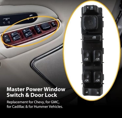 15883320 Voorrijder Links Side Power Window Switch Zwart voor 2007 Sierra 1500 Classic HM