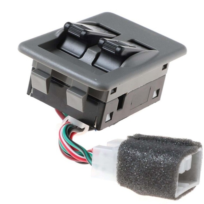 KK12B-66-370 Zwarte elektrische schakelknop voor Kia Pride KK12B-66-350