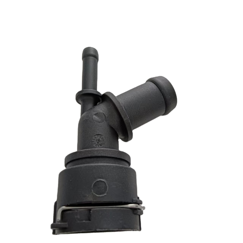 Zwarte motor radiator koelmiddel slang connector flenzen voor VW Beetle Golf Jetta AUDI SKODA SEAT 1J0122291B