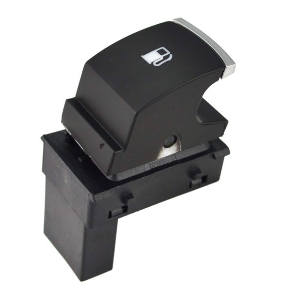 Zwarte brandstof gas deur release knop schakelaar 1KD959833 Compatibel met VW Jetta Golf MK5 Rabbit Touran